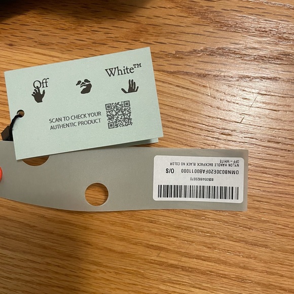 Off-White Men’s Nylon Logo Web-Handle Backpack - Picture 7 of 9